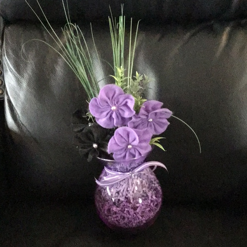 Felt flower bouquet